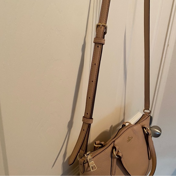 Coach Mini Kelsey Satchel Leather Crossbody Bag Pink Beige - Picture 16 of 16